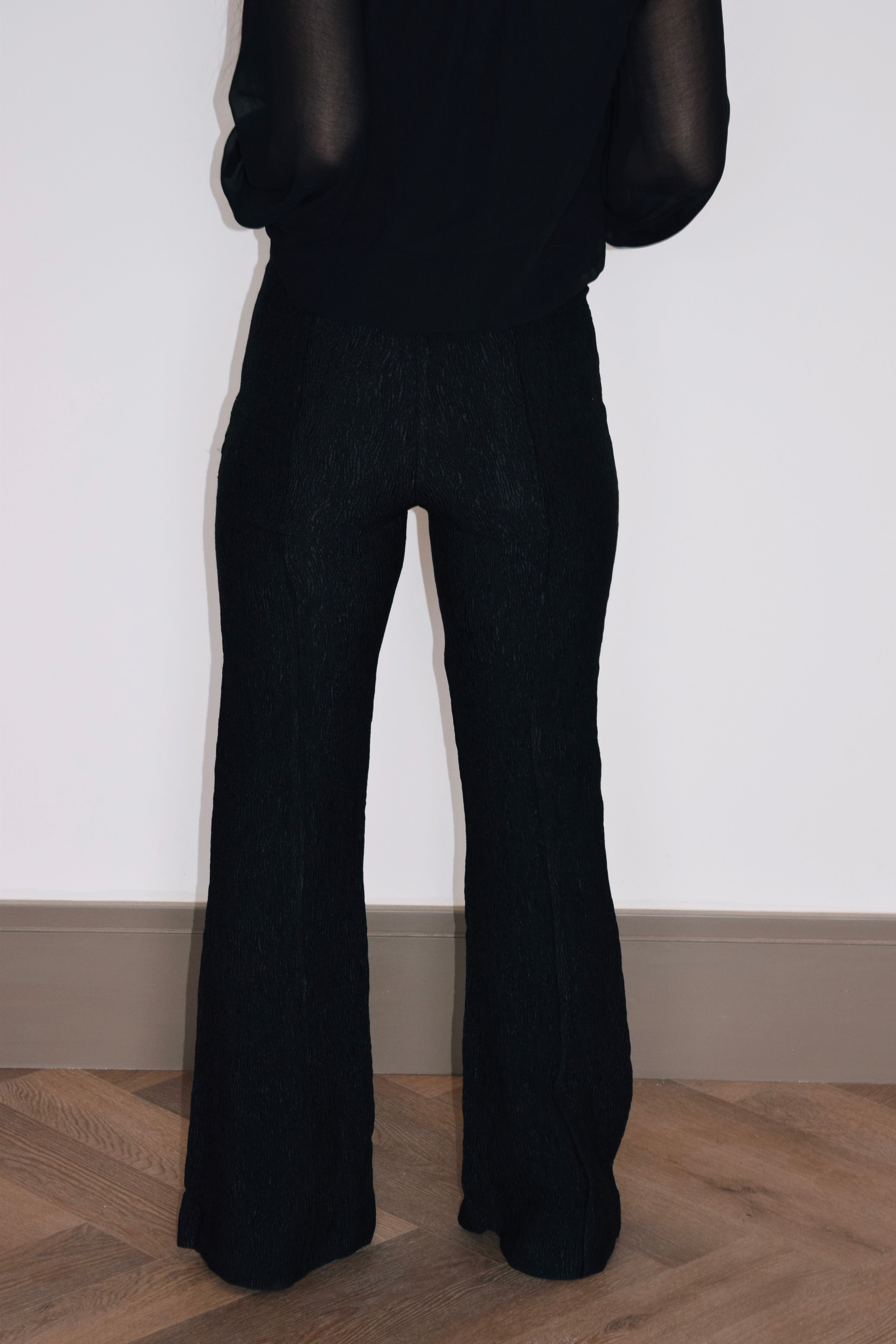 GANNI – Jacquard flared pants