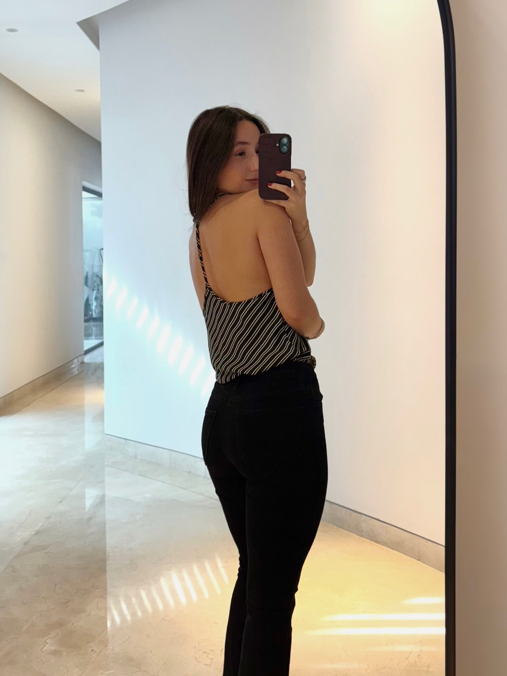 ALEXANDERWANG.T – Striped satin camisole