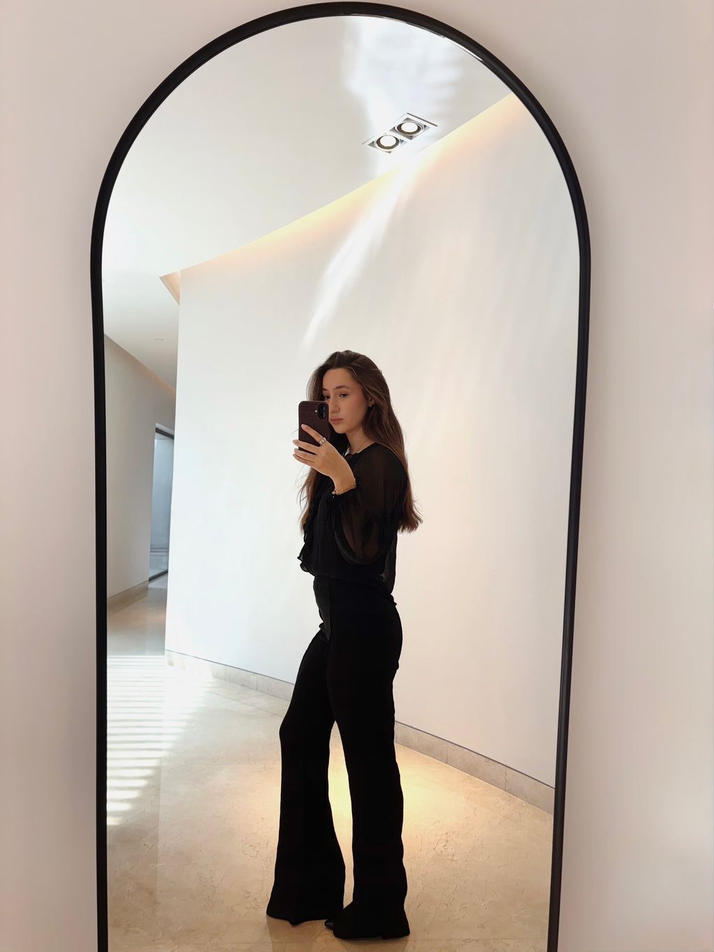 GANNI – Jacquard flared pants