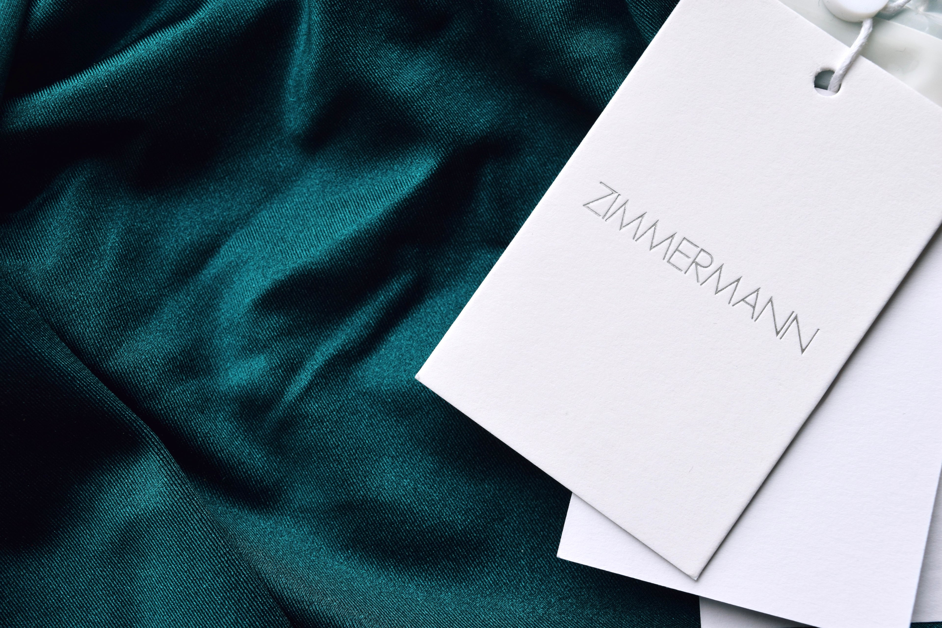 ZIMMERMANN – Traje de baño bandeau con cut-out y moño