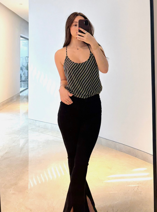 ALEXANDERWANG.T – Striped satin camisole