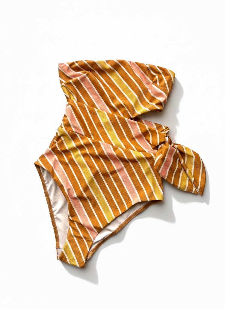 ZIMMERMAN – Traje de baño bandeau de rayas